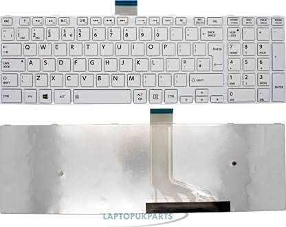 WISTAR Laptop Keyboard Compatible for Toshiba Satellite C50 C50D C55 C55D C55T C50dt C50dt-A C55dt C55dt-a C55D-A A5333 A5107 A5355 A5310 A5249 9Z.N7TSU.001 C50-A US (White)